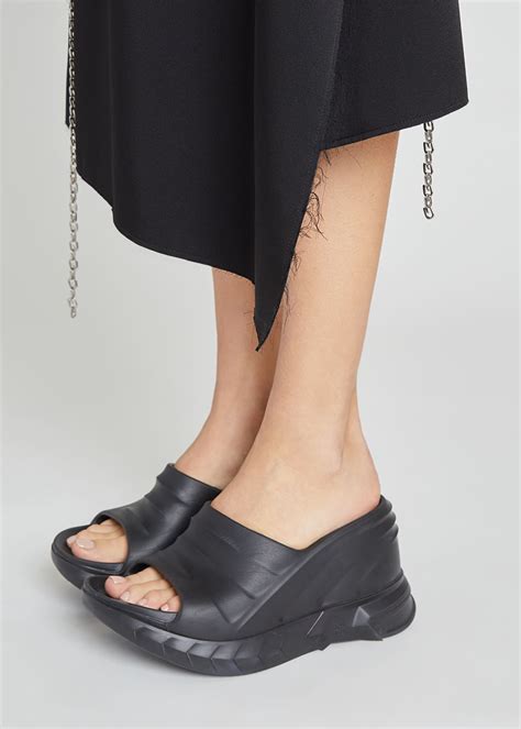 givenchy flat sandals price|Givenchy marshmallow slide wedge sandals.